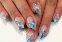 Unusual Watercolor Nail Art Ideas That Looks Cool18