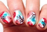 Unusual Watercolor Nail Art Ideas That Looks Cool23