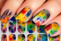 Unusual Watercolor Nail Art Ideas That Looks Cool26