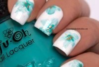 Unusual Watercolor Nail Art Ideas That Looks Cool32