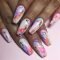 Unusual Watercolor Nail Art Ideas That Looks Cool34