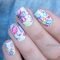 Unusual Watercolor Nail Art Ideas That Looks Cool37