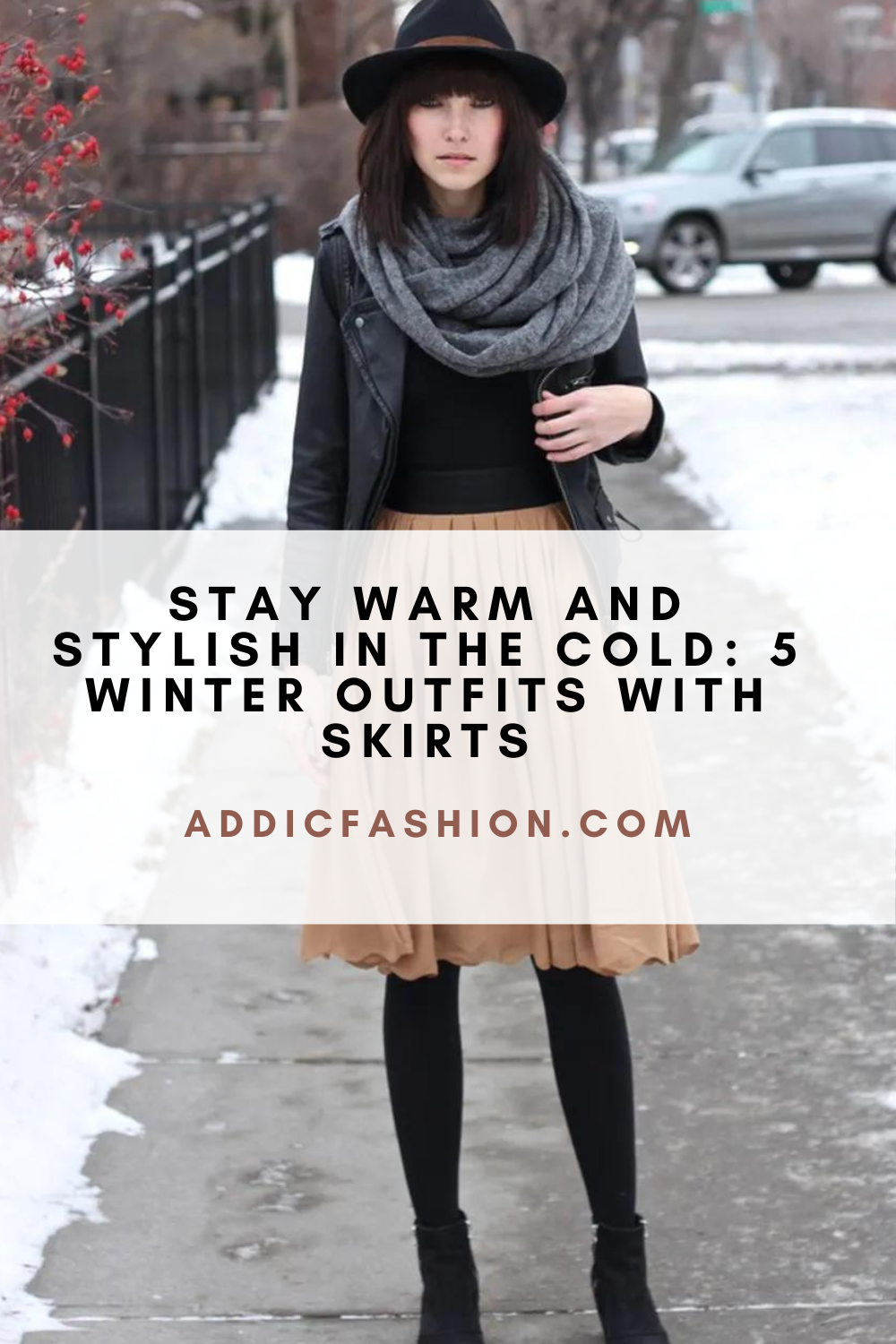 Stay Warm And Stylish In The Cold: 5 Winter Outfits With Skirts